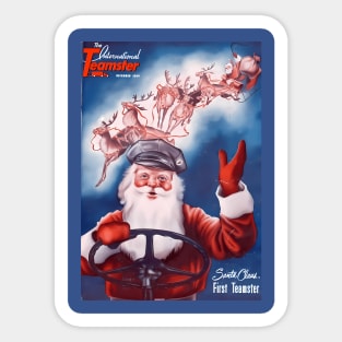 Santa Claus: Delivering Joy and Justice as the First Teamster Sticker